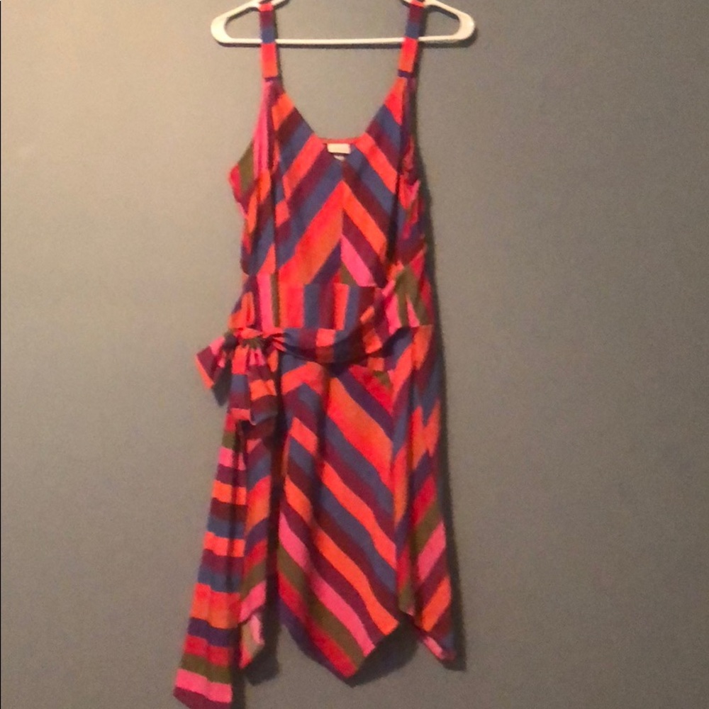 Multi-Colored handkerchief dress!!